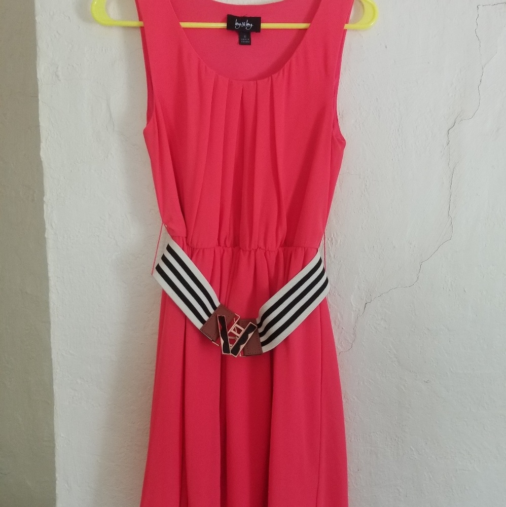 Pink/salmon summer dress